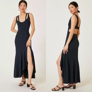 NWT Anthropologie Maeve Open-Back Knit Maxi Dress